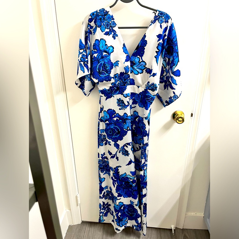 Mango Floral Italian Jumpsuit